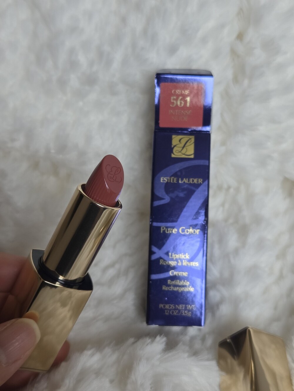 New Estee Lauder Pure ColorCreme Lipstick-561 Intense Nude